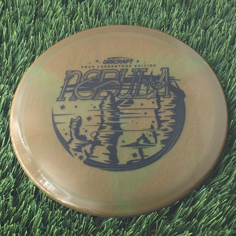 Discraft Elite Z Swirl Nebula with 2023 Ledgestone Edition - Wave 1 Stamp - 172g - Translucent Brown