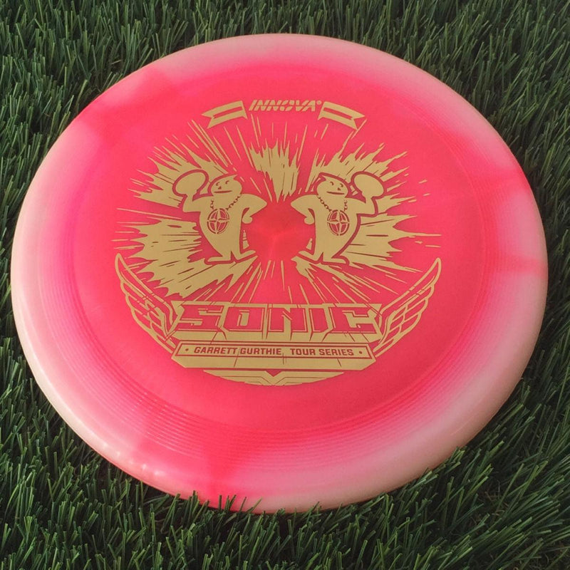 Innova Champion Glow Halo Sonic with Garrett Gurthie Tour Series 2023 Stamp - 175g White