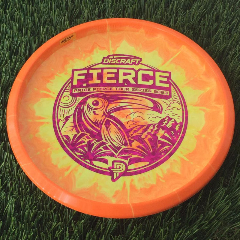 Discraft ESP Swirl Fierce with Paige Pierce Tour Series 2023 Stamp - 174g Orange