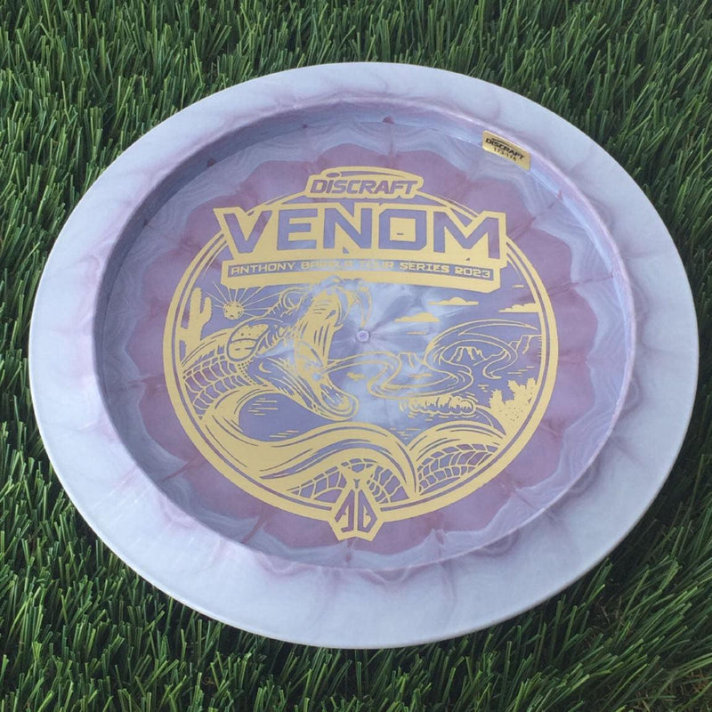 Discraft ESP Swirl Venom with Anthony Barela Tour Series 2023 Stamp - 174g Muted Purple