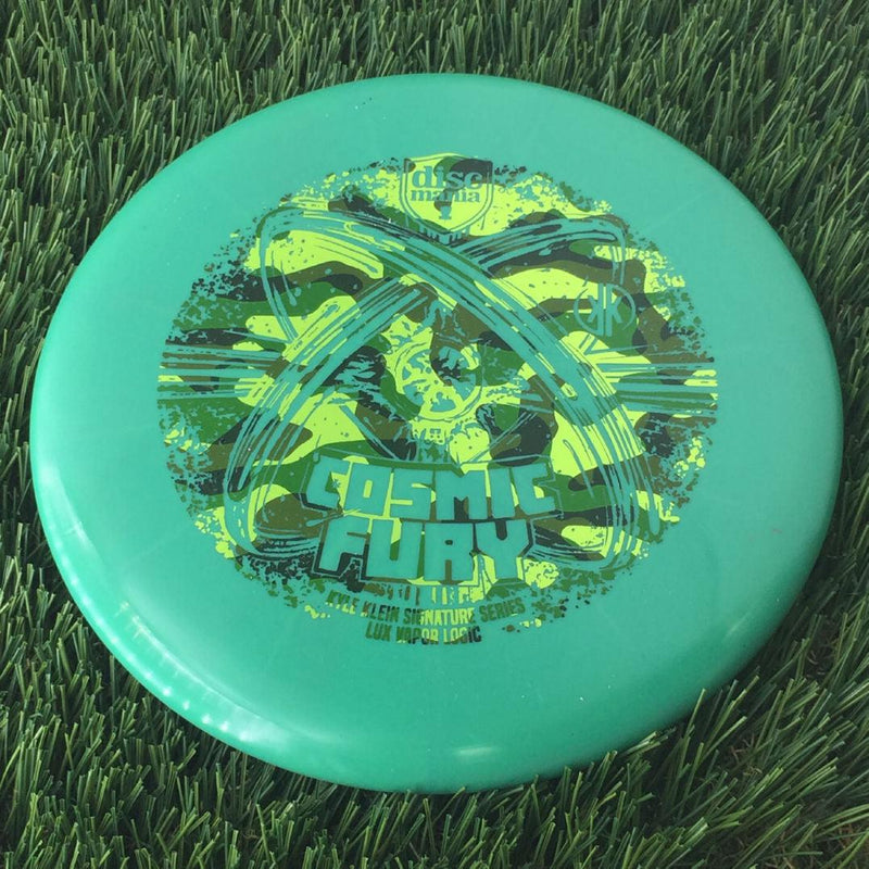 Discmania Evolution Lux Vapor Logic with Cosmic Fury - Kyle Klein Signature Series Stamp - 175g Green