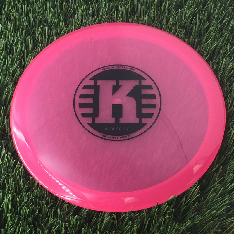 Kastaplast K1 Kaxe Retooled with Made by Kastaplast - Large K Stamp - 173g - Translucent Pink