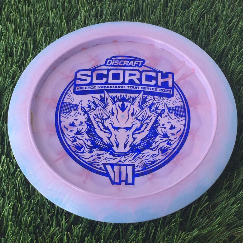 Discraft ESP Swirl Scorch with Valerie Mandujano Tour Series 2023 Stamp - 172g Purple