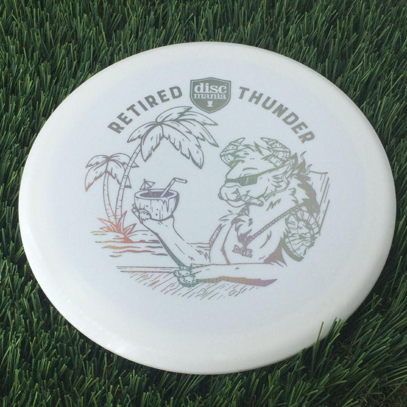 Discmania S-Line Reinvented CD1 with Retired Thunder - April Jewels 2024 Stamp - 176g White