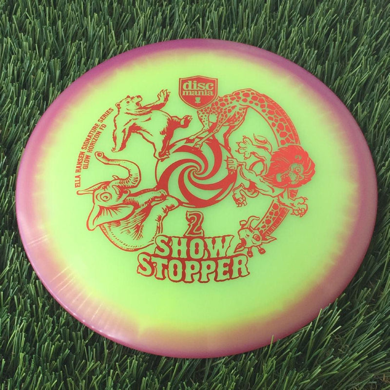 Discmania Horizon C-Line Color Glow FD with Ella Hansen Signature Series Show Stopper 2 Stamp - 175g Yellow