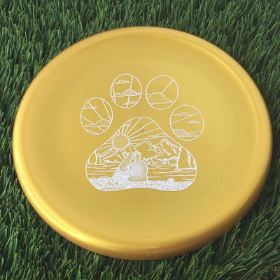 Kastaplast K1 Hard Berg X with Stacie Rawnsley Tour Series 2024 - Pawprint Sunset Stamp - 174g Gold