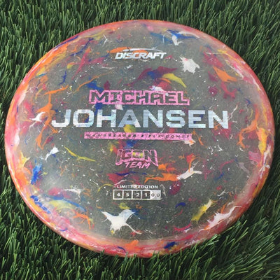 Discraft Jawbreaker Z FLX Comet with Michael Johansen Icon Team Limited Edition 2024 Stamp - 176g - Translucent Pink