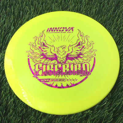 Innova Star Firebird with Burst Logo Stock Stamp - 170g Yellow