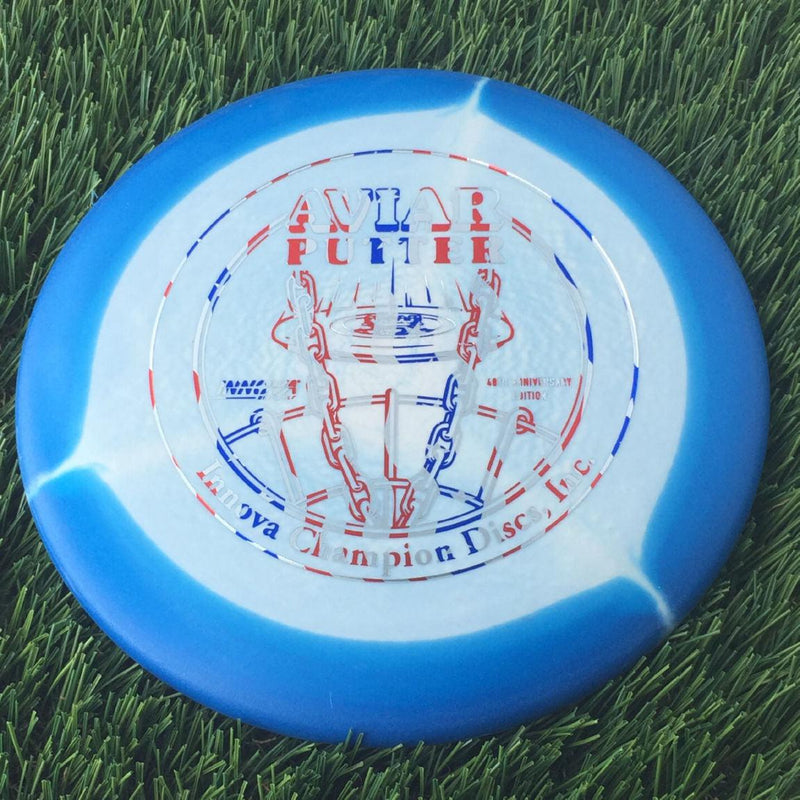 Innova Halo Nexus Aviar Putter with 40th Anniversary - Innova Champion Discs, Inc. Stamp - 168g Blue