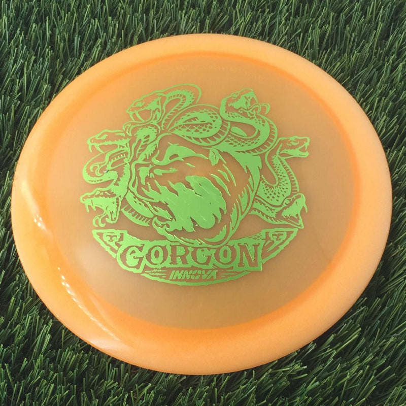 Innova Proto Color Glow Champion Gorgon with Pumpkin Head Medusa - Innova Halloween 2024 Stamp - 175g Orange