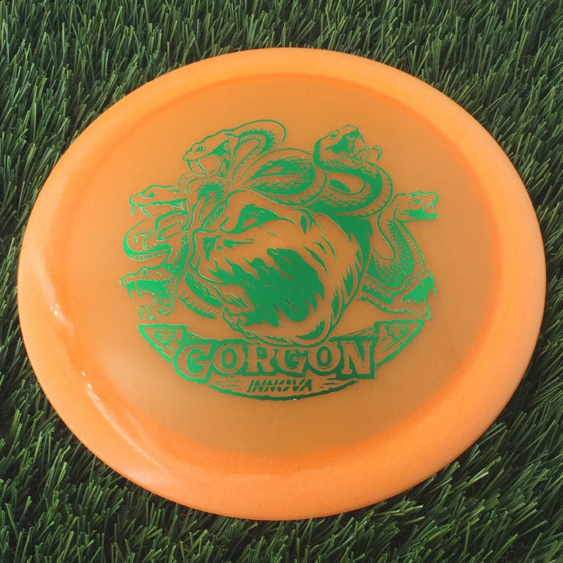 Innova Proto Color Glow Champion Gorgon with Pumpkin Head Medusa - Innova Halloween 2024 Stamp - 171g Orange