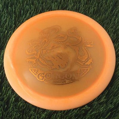 Innova Proto Color Glow Champion Gorgon with Pumpkin Head Medusa - Innova Halloween 2024 Stamp - 175g Orange