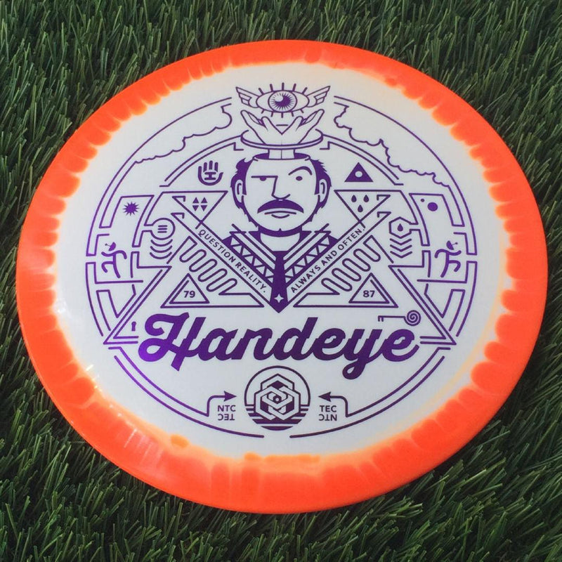 Dynamic Discs Fuzion Ice Orbit Vandal with Meditate - Handeye Supply Co Stamp - 176g Orange