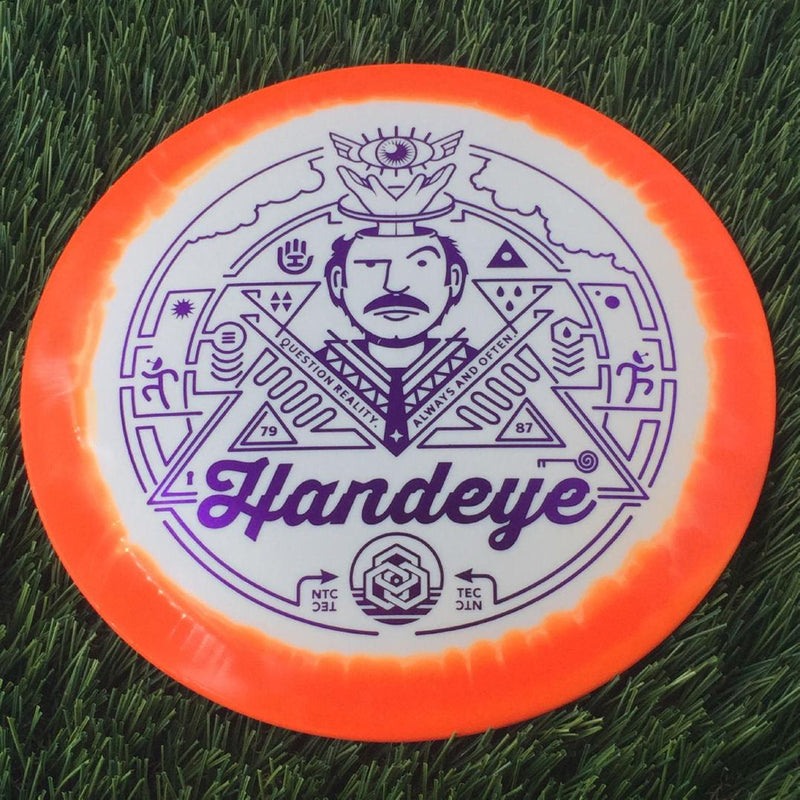 Dynamic Discs Fuzion Ice Orbit Vandal with Meditate - Handeye Supply Co Stamp - 173g Orange