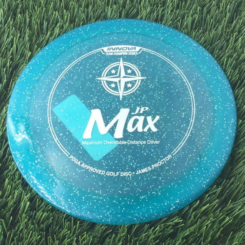 Innova Champion Metal Flake Max with James Proctor 2022 Team Champion Tour Series Stamp - 175g - Translucent Blue