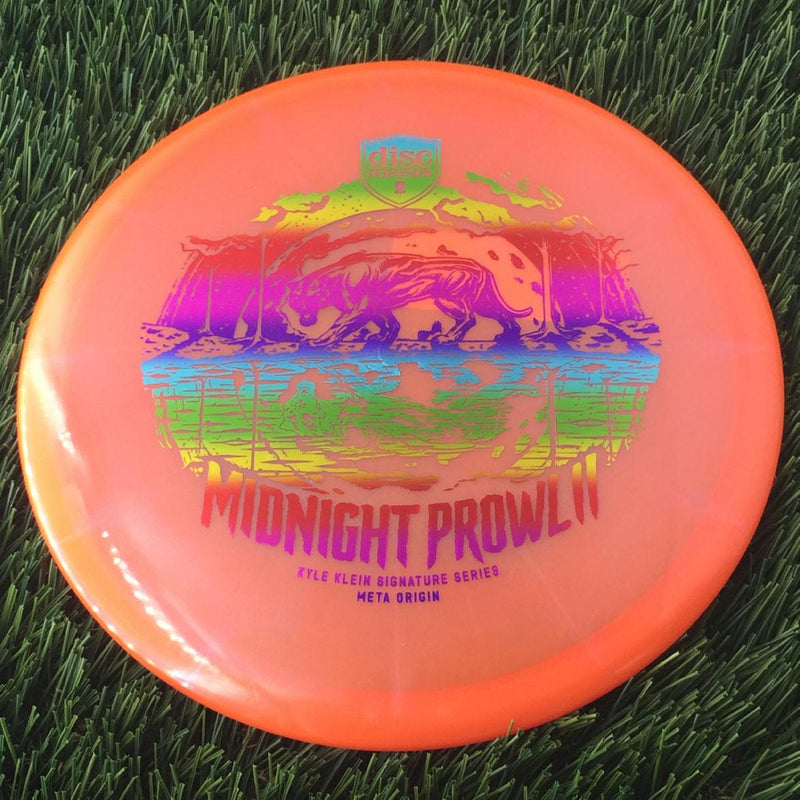 Discmania Evolution Meta Origin with Midnight Prowl II(2) - Kyle Klein Signature Series Stamp - 177g - Translucent Orange