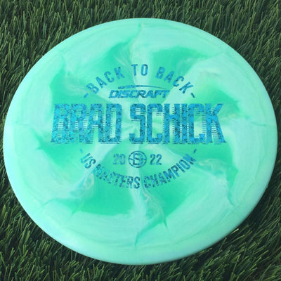 Discraft ESP Swirl Flx Buzzz with Brad Schick - 2022 US Masters Champion Stamp - 180g - Solid Green