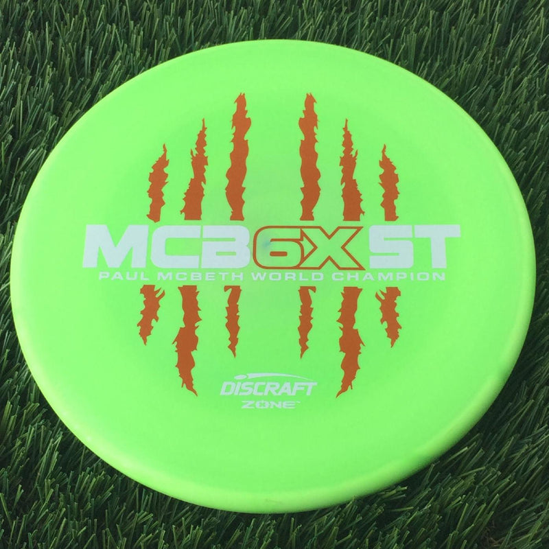 Discraft ESP Swirl Zone with McBeast 6X Claw PM World Champ Stamp - 174g - Solid Lime Green