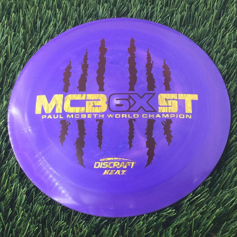 Discraft ESP Swirl Heat with McBeast 6X Claw PM World Champ Stamp - 174g - Solid Purple