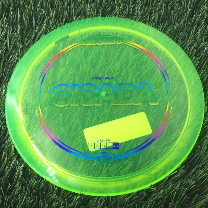 Discraft Elite Z Cicada with First Run Stamp - 176g - Translucent Yellow