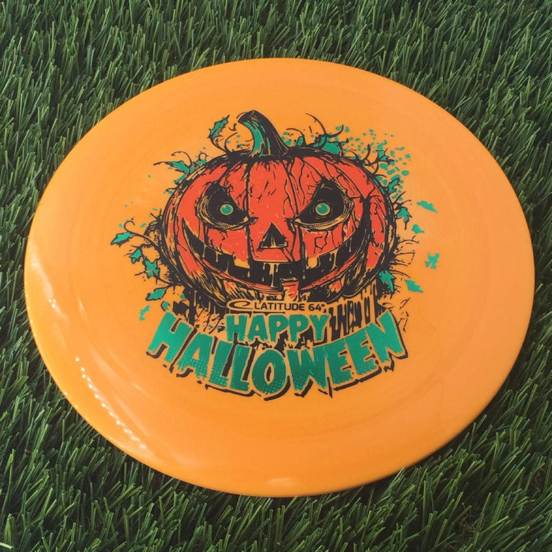 Latitude 64 Royal Grand Rive with Happy Halloween Spooky Pumpkin - Triple Foil 2024 Stamp - 175g Orange