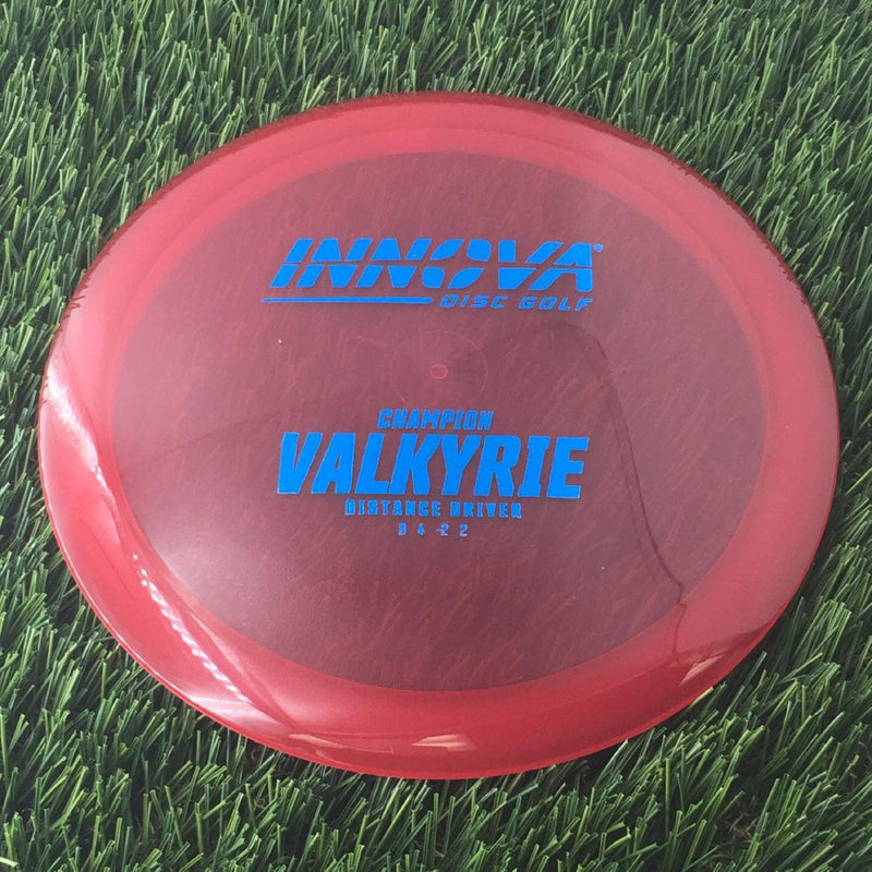 Innova Champion Valkyrie with Burst Logo Stock Stamp - 170g - Translucent Red