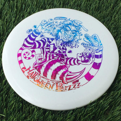 Discraft ESP Glo Buzzz with 2024 Halloween - Buzzzjuice Single Foil Stamp - 178g White