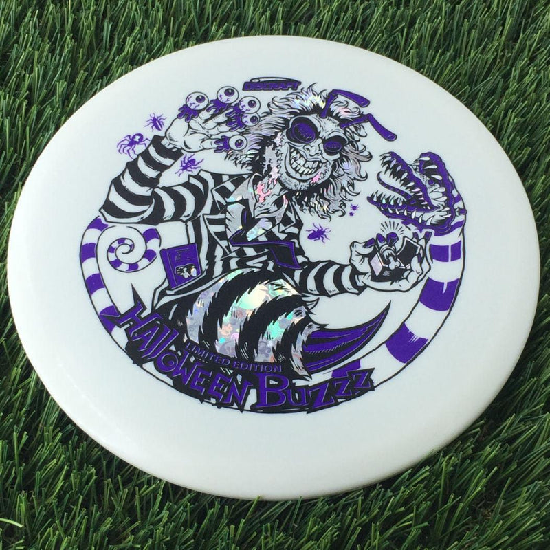 Discraft ESP Glo Buzzz with 2024 Halloween - Buzzzjuice Triple Foil Stamp - 180g White