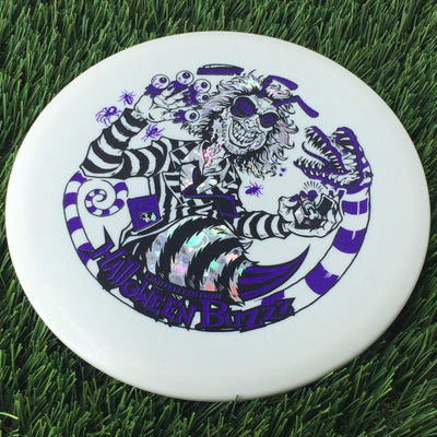 Discraft ESP Glo Buzzz with 2024 Halloween - Buzzzjuice Triple Foil Stamp - 180g White