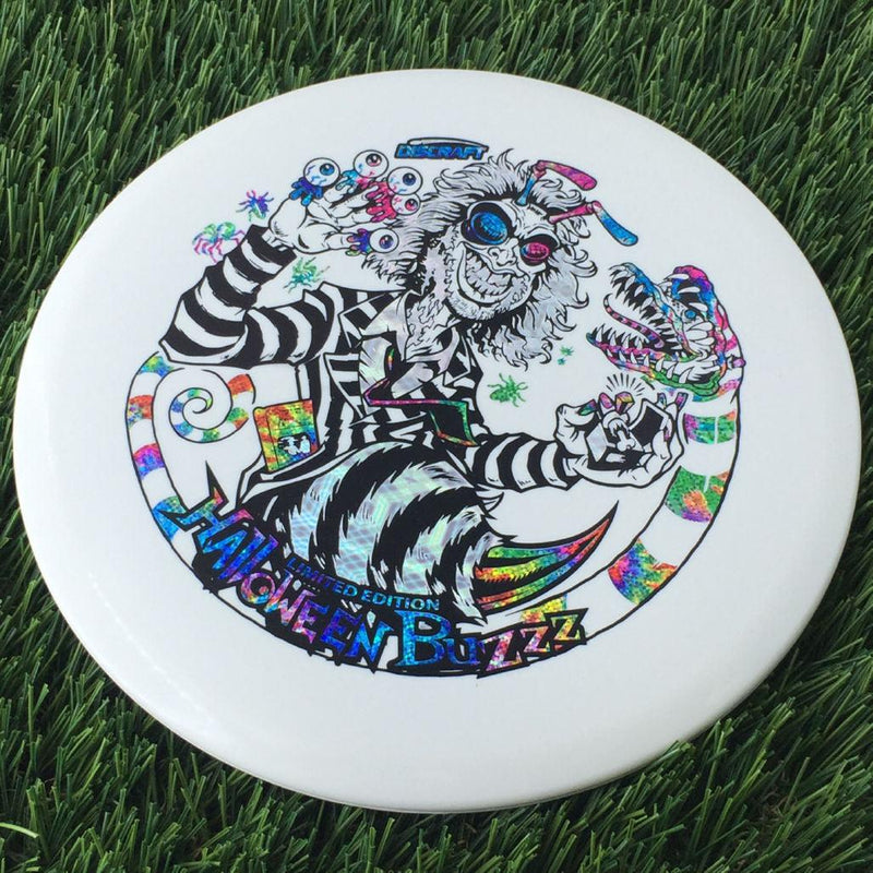 Discraft ESP Glow Buzzz with 2024 Halloween - Buzzzjuice Triple Foil Stamp - 180g White