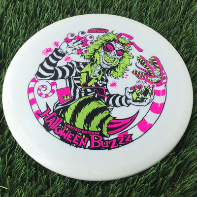 Discraft ESP Glow Buzzz with 2024 Halloween - Buzzzjuice Triple Foil Stamp - 180g White