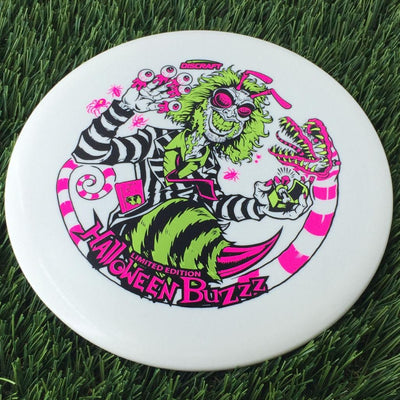 Discraft ESP Glo Buzzz with 2024 Halloween - Buzzzjuice Triple Foil Stamp - 178g White