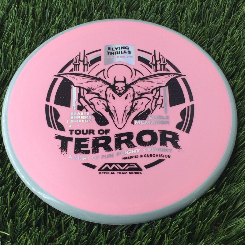 Axiom Fission Pyro with Flying Thrills in Bolder, CO presented by Gyrovision & Eagle McMahon - 2024 Halloween Tour of Terror Stamp - 178g Pink