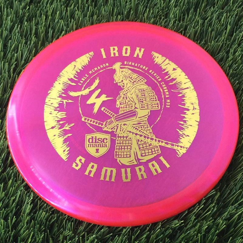 Discmania Chroma C-Line MD3 with Eagle McMahon Signature Series Iron Samurai 4 Stamp - 177g - Translucent Dark Pink