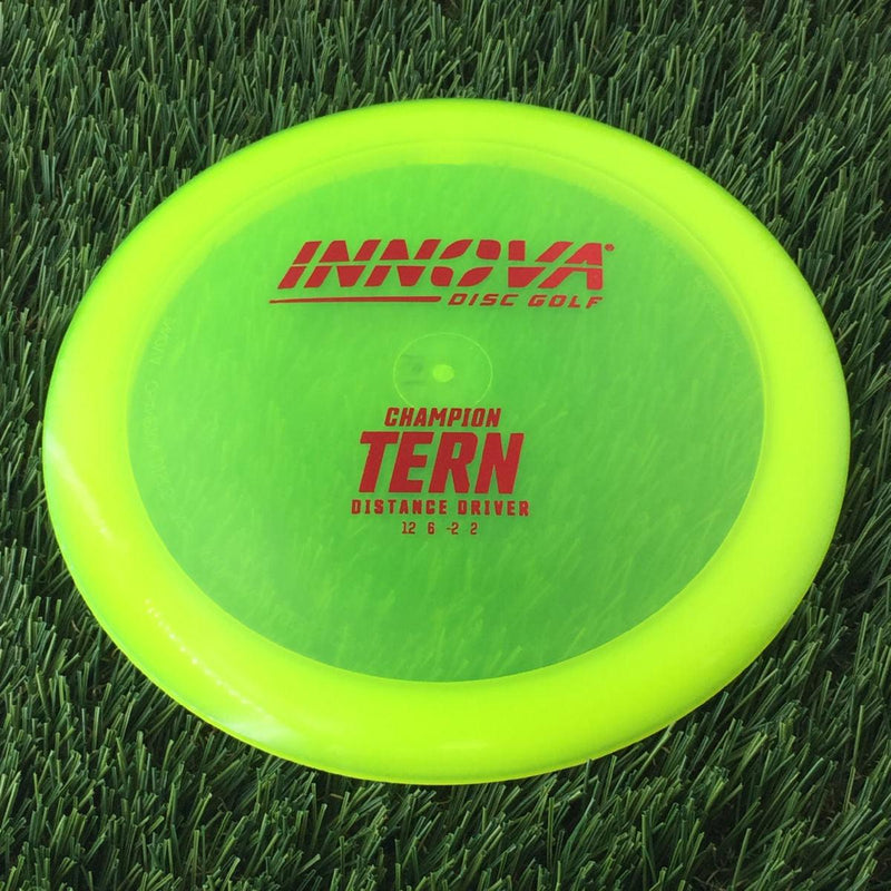 Innova Champion Tern with Burst Logo Stock Stamp - 161g - Translucent Yellow