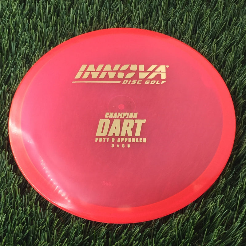 Innova Champion Dart with Burst Logo Stock Stamp - 169g - Translucent Pink