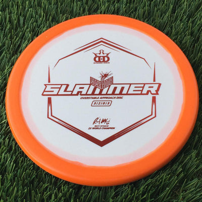 Dynamic Discs Classic Supreme Orbit SockiBomb Slammer with Sockibomb Ignite V2 - Ricky Wysocki 2x World Champion Stamp - 174g Orange