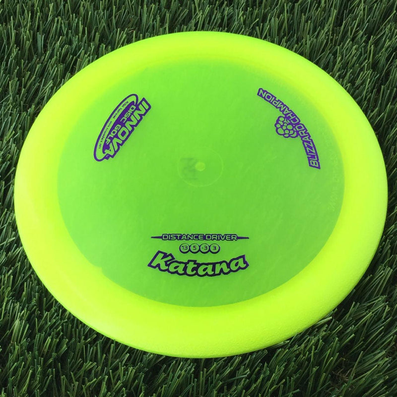 Innova Champion Blizzard Katana - 139g - Translucent Yellow