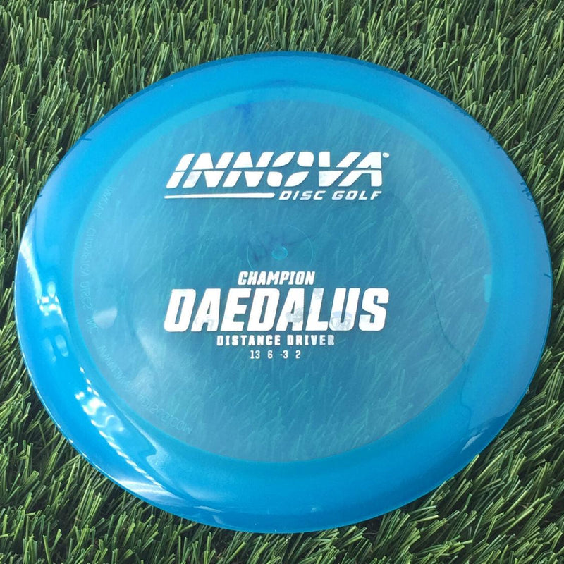 Innova Champion Daedalus with Burst Logo Stock Stamp - 175g - Translucent Blue