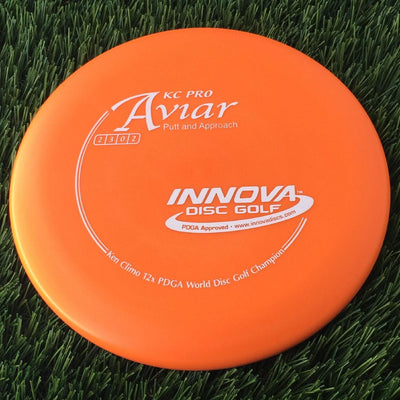 Innova Pro KC Aviar with Ken Climo 12x PDGA World Disc Golf Champion Stamp - 165g Orange