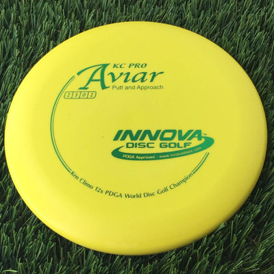 Innova Pro KC Aviar with Ken Climo 12x PDGA World Disc Golf Champion Stamp - 168g Yellow