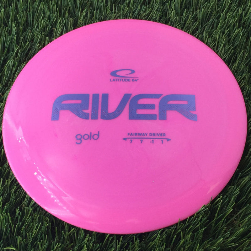 Latitude 64 Gold Line River with Simple Stock Stamp - 173g Pink