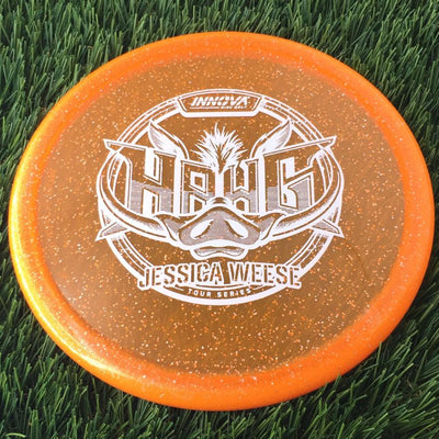 Innova Champion Metal Flake Hawg with Jessica Weese 2024 Tour Series Stamp - 175g - Translucent Orange