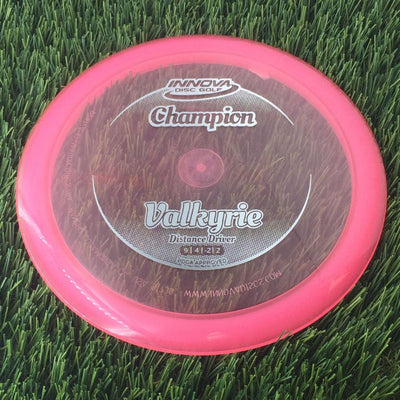 Innova Champion Valkyrie with Circle Fade Stock Stamp - 175g - Translucent Pink