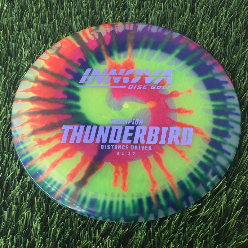 Innova Champion I-Dye Thunderbird with Burst Logo Stock Stamp - 168g - Translucent Dyed