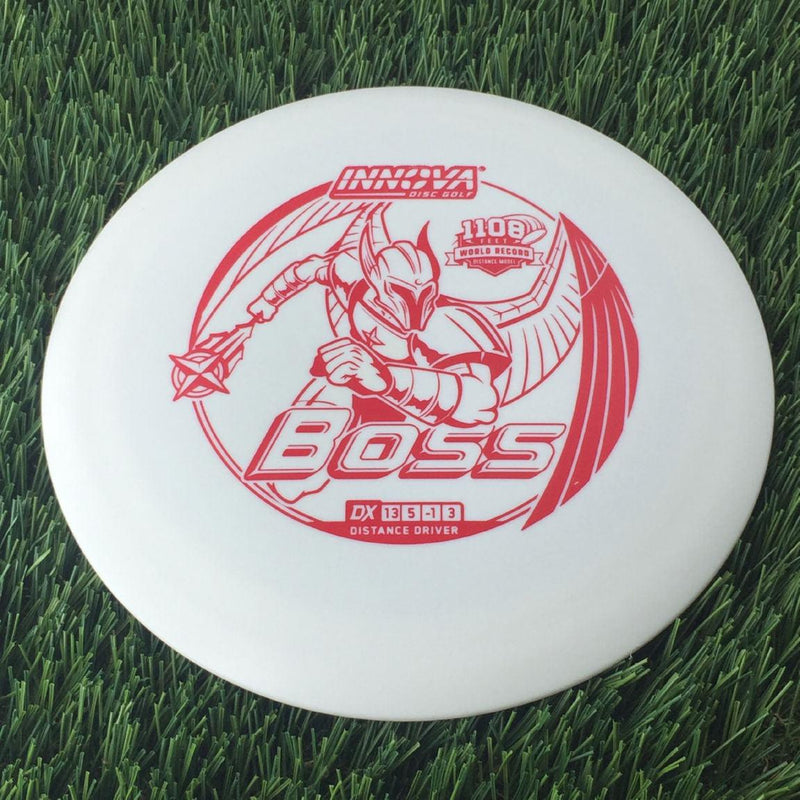 Innova DX Boss with 1108 Feet World Record Distance Model Stamp - 164g White