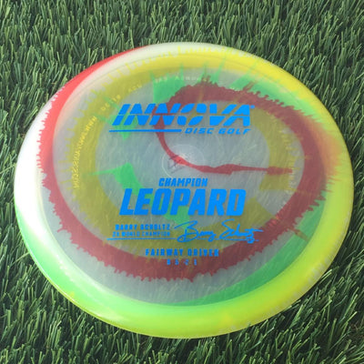 Innova Champion I-Dye Leopard with Burst Logo Barry Schultz 2X World Champion Stamp - 171g - Translucent Dyed