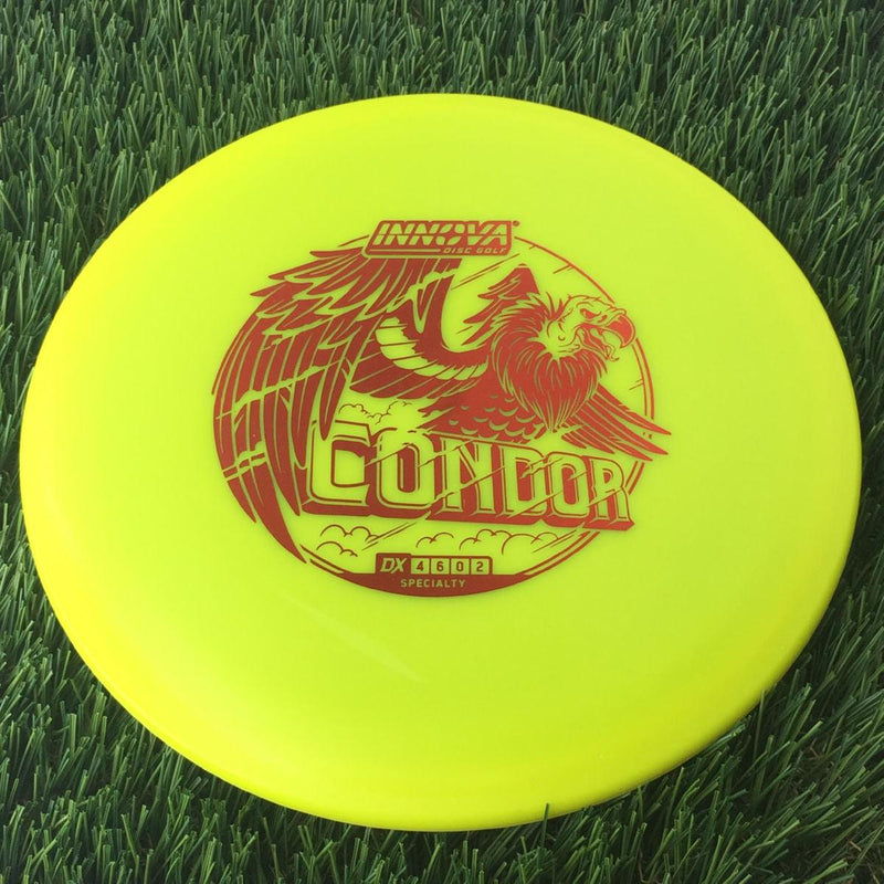 Innova DX Condor with Burst Logo Stock Stamp - 171g Yellow