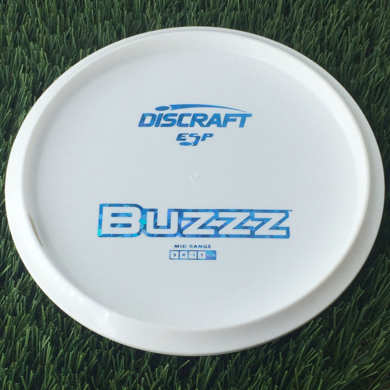 Discraft ESP Buzzz with Dye Line Blank Top Bottom Stamp - 176g White