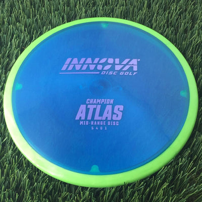 Innova Overmold Champion Atlas with Burst Logo Stock Stamp - 180g - Translucent Blue